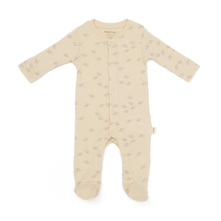 BabyCosy Sleepsuits Ribbed Elephant Modal & Organic Cotton Sleepsuit 2-Pack