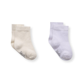 Bebetto Accessories Baby Boy Cotton Rich Socks (0-3 Yrs) 2 Pack Mix