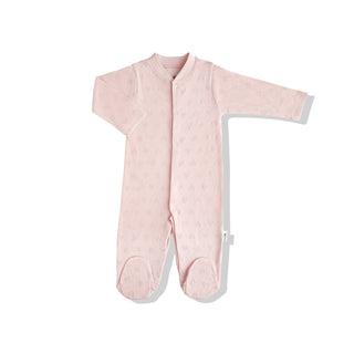 Bebetto Sleepsuits 3-6 Months Pastel Minis Hearts Openwork Sleepsuit in Pink