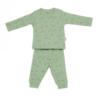 BabyCosy Outfit Sets Ribbed Elephant Modal & Organic Cotton Outfit Set 3-Piece in Green