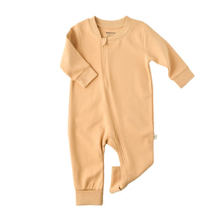 BabyCosy Sleepsuits 3-6 Months Shades GOTS Organic Cotton Zip-Up Footless Sleepsuit in Yellow