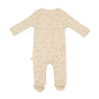 BabyCosy Sleepsuits Ribbed Elephant Modal & Organic Cotton Sleepsuit 2-Pack
