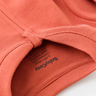 BabyCosy Sleepsuits Shades GOTS Organic Cotton Zip-Up Footless Sleepsuit in Orange