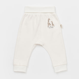 BabyCosy Trousers Giraffe GOTS Organic Cotton Baby Trousers 2-Pack