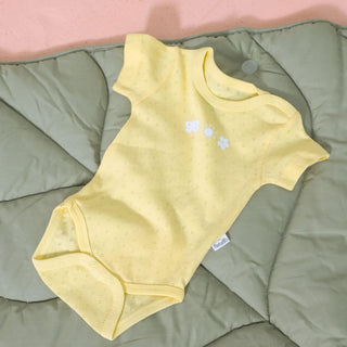 Bebetto Bodysuits Sun & Friends Embroidered Openwork Baby Girl Bodysuit