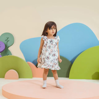 Bebetto Dresses Boutique Summer Baby Girl 2 Piece Flower Dress Set