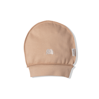 Bebetto Hats 0-3 Months / Brown Wilderness Outside Seams Cotton Baby Hat in Brown