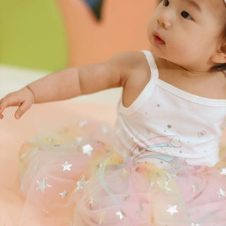 Bebetto Outfit Sets Fairies 3 Piece Top & Tulle Skirt Set
