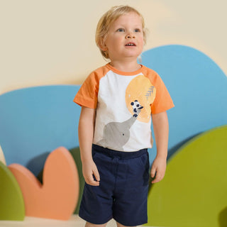 Bebetto Outfit Sets Just Fun 2 Piece Jersey T-Shirts & Shorts Set