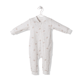 Bebetto Sleepsuits 9-12 Months / Ecru Magic Angel Zipped Baby Girl Sleepsuit