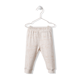 Bebetto Trousers 6-9 Months / Brown Wilderness Elephant Trousers